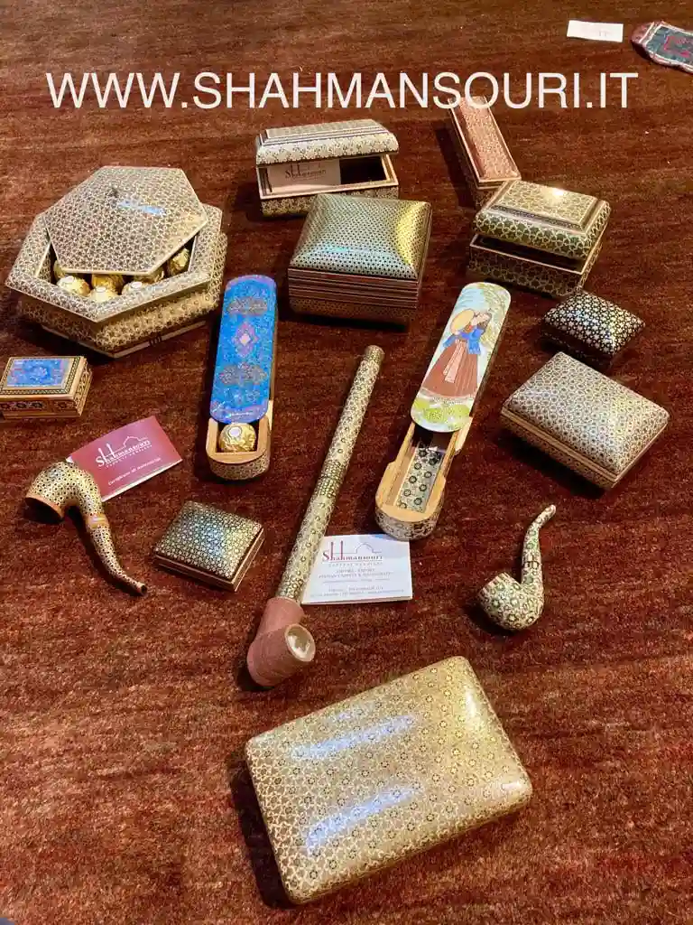 Persian Khatam inlay object